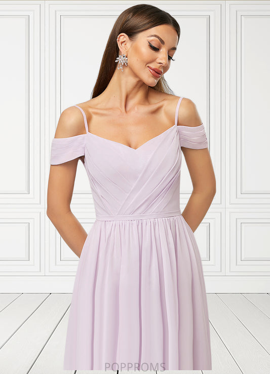 Jessica A-line V-Neck Knee-Length Chiffon Cocktail Dress With Pleated PP6P0022367