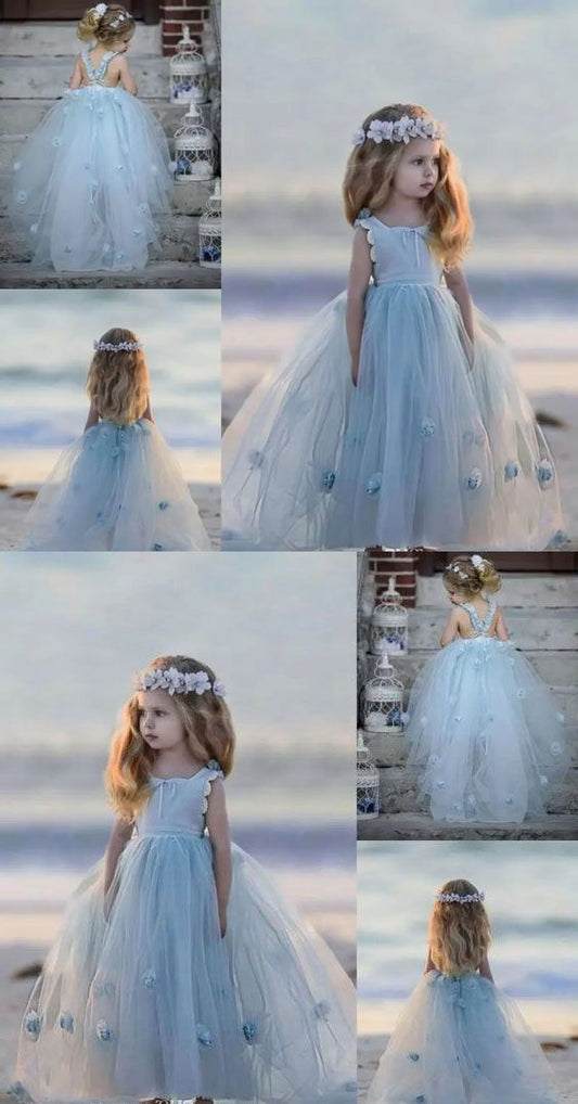 Princess Homecoming Dresses Alannah Floor Length Flower Girl Dress CD12109