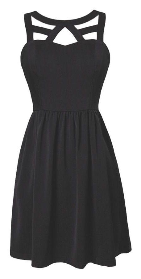 Simple Black Short Sleeveless Formal Dress With Annalise Homecoming Dresses Open Back Sexy Evening Dress XXA2380